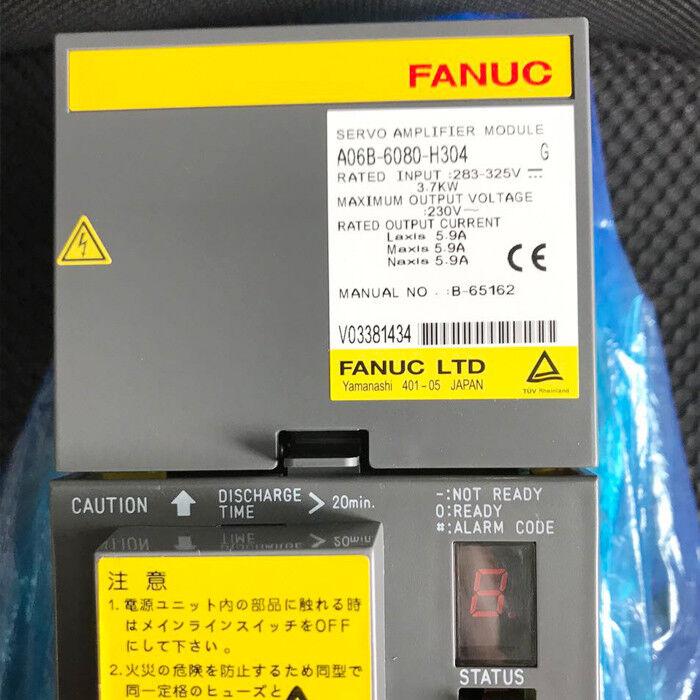 NEW ORIGINAL FANUC SERVO AMPLIFIER MODULE A06B-6080-H304 FREE EXPEDITED SHIPPING