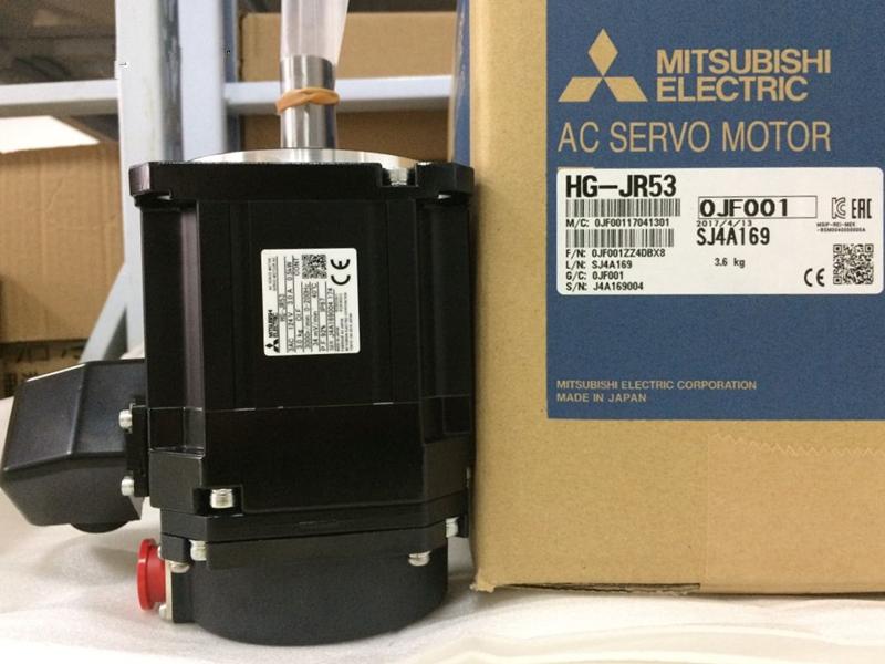 1PCS NEW ORIGINAL MITSUBISHI AC SERVO MOTOR HG-JR53 FREE EXPEDITED SHIPPING