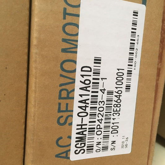 1PC YASKAWA AC SERVO MOTOR SGMAH-04A1A61D NEW ORIGINAL FREE EXPEDITED SHIPPING