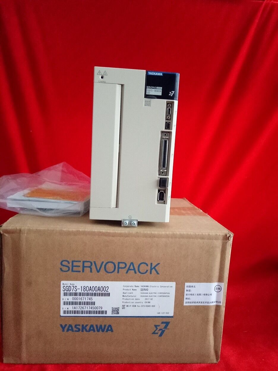 YASKAWA AC SERVO DRIVER SGD7S-180A00A002 NEW ORIGINAL FREE EXPEDITED SHIPPING