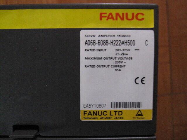 Used Fanuc Servo Amplifier Module A06B-6088-H222#H500 Free Expedited Shipping