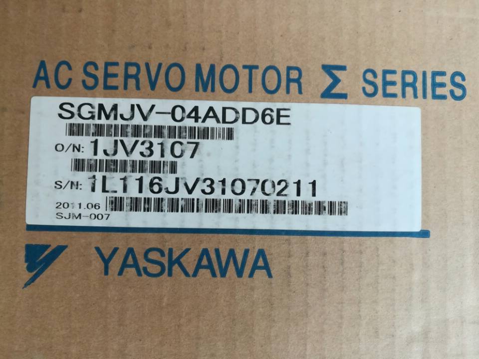 YASKAWA AC SERVO MOTOR SGMJV-04ADD6E SGMJV04ADD6E NEW FREE EXPEDITED SHIPPING