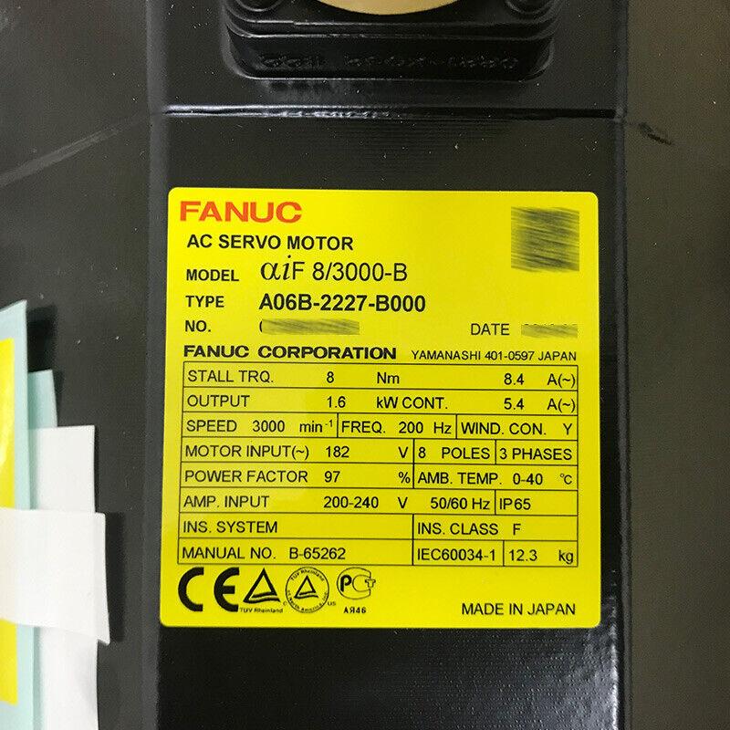 FANUC AC SERVO MOTOR A06B-0227-B000 NEW ORIGINAL FREE EXPEDITED SHIPPING