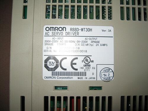 1PC OMRON AC SERVO DRIVER R88D-WT30H R88DWT30H NEW FREE EXPEDITED SHIPPIING