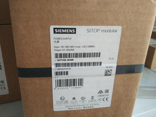 SIEMENS POWER SUPPLY 6EP1436-3BA00 6EP14363BA00 NEW FREE EXPEDITED SHIPPING