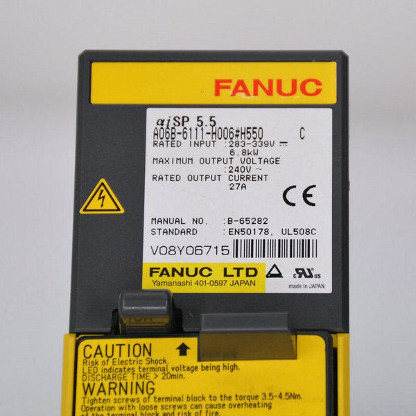 NEW ORIGINAL FANUC SERVO AMPLIFIER MODULE A06B-6111-H006#H550 FREE  SHIPPING