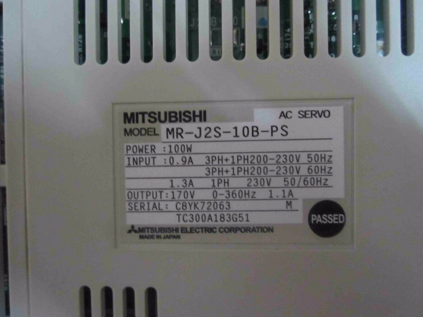 NEW MITSUBISHI AC SERVO DRIVER MR-J2S-10B-PS MRJ2S10BPS FREE EXPEDITED SHIPPING