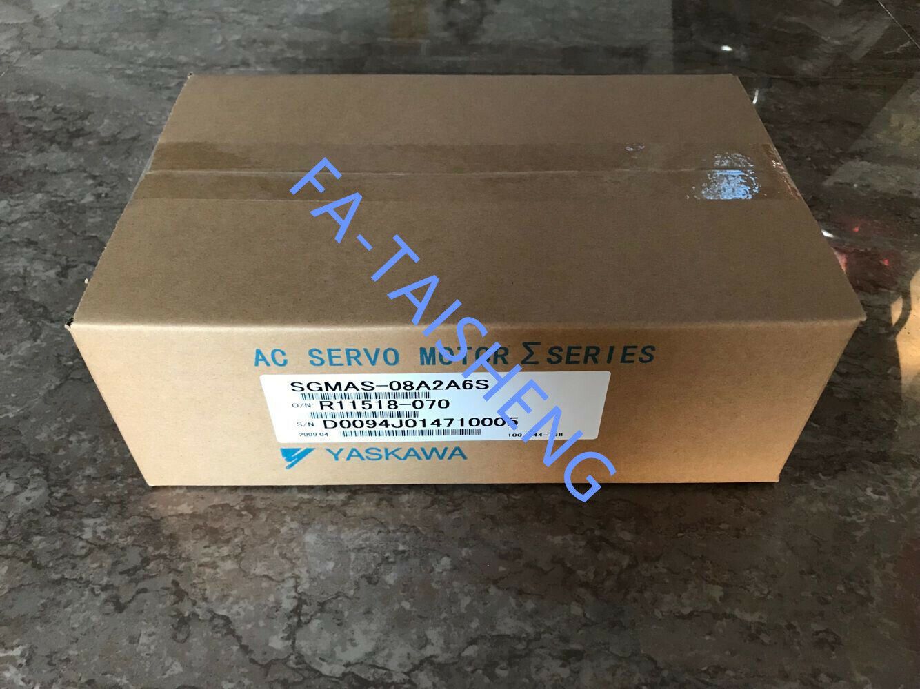 NEW ORIGINAL YASKAWA AC SERVO MOTOR SGMAS-08A2A6S FREE EXPEDITED SHIPPING